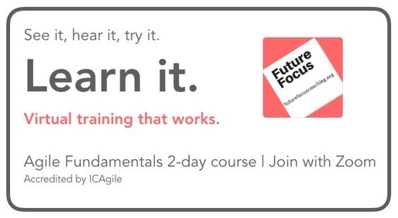 FutureFocusCD's tweet image. It’s business as usual for all of our virtual courses - which we have been delivering with great reviews since before the pandemic. Accredited by @ICAgile. Registration in Euros and British Pounds #agilefundamentals #remoteworking #remotelearning futurefocuscoaching.org/product-tag/vi…