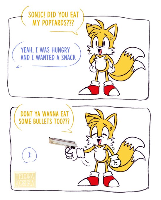 Why did you eat them Sonic, that's not very pana of you 