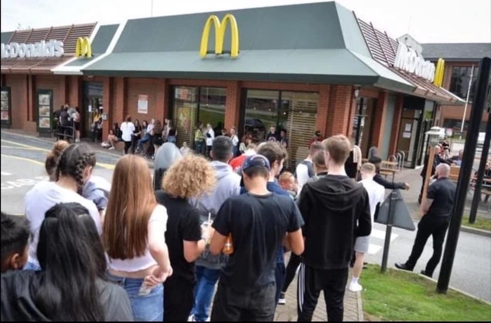 McDonalds roadblocks!! Did they really think this wouldn’t happen 😩