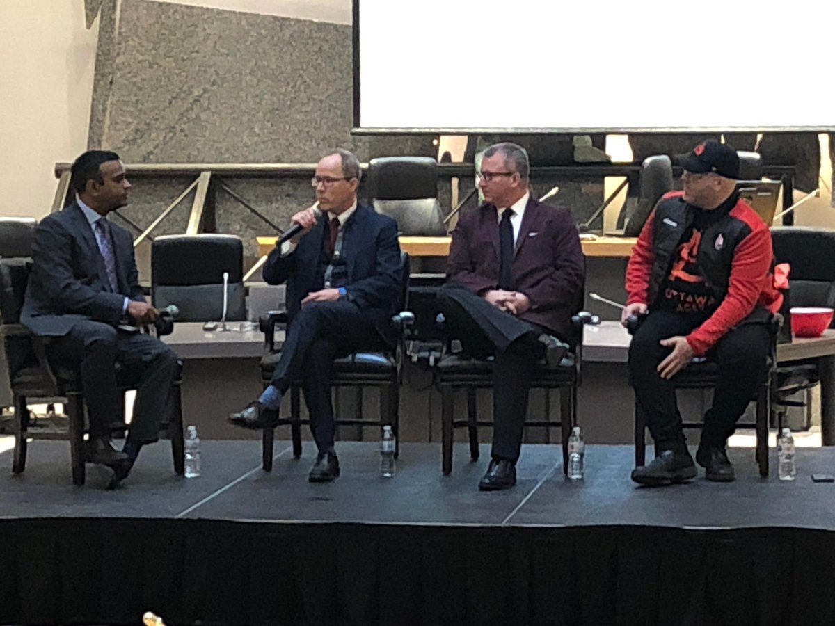 RossVideoOttawa's tweet photo. Great to join Ottawa Mayor @JimWatsonOttawa at the Breakfast Series last week with with @TSN1200 host @ian_mendes, OSEG President @OSEGMarkGoudie, @ott_blackjacks president @mcvitkovic & Eric Perez of the @ottawaaces
#OttMayorBfast https://t.co/V84lg5qhEu