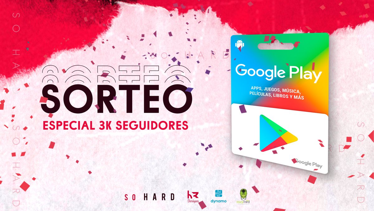 #Sorteo 🎁

¡Llegamos a los 3⃣0⃣0⃣0⃣ seguidores!

En forma de agradecimiento, queremos regalar una giftcard de 5 USD, para participar por ella simplemente debes cumplir tres pasos:

➡ Seguinos @Hard_EsportsGG
➡ RT y MG 🔃
➡ Menciona a un amigo

El sorteo finalizará el 25/03 🥳