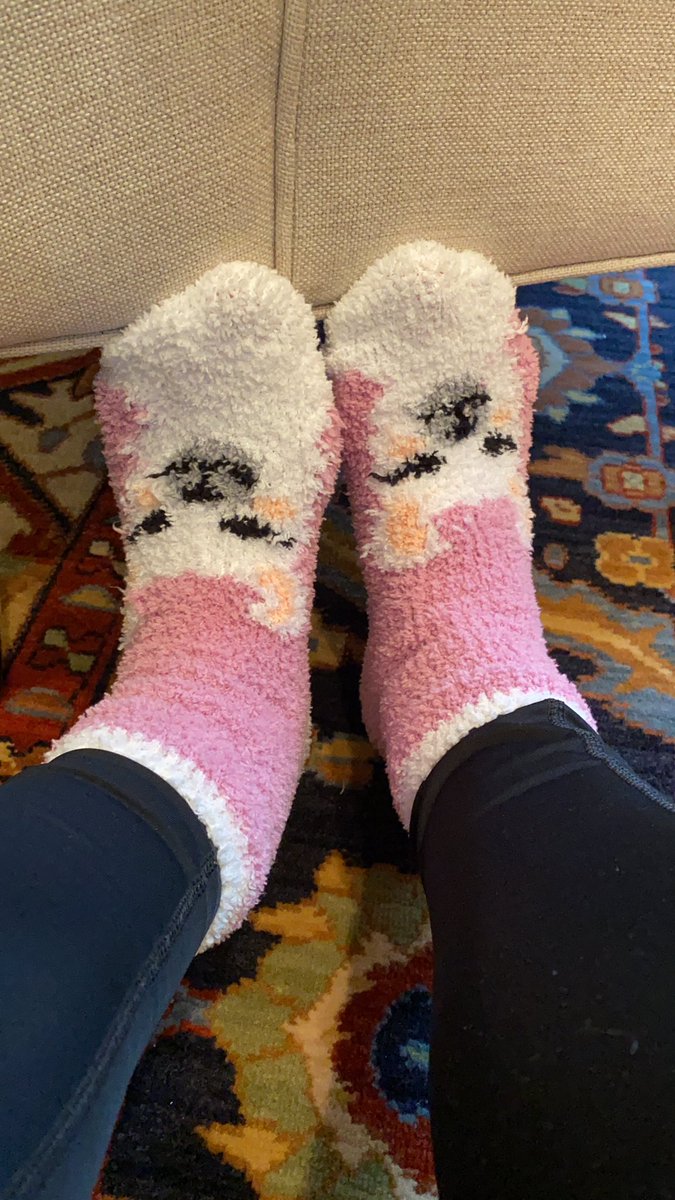 Spirit Week from home. Day 1: Crazy Sock Day!!!