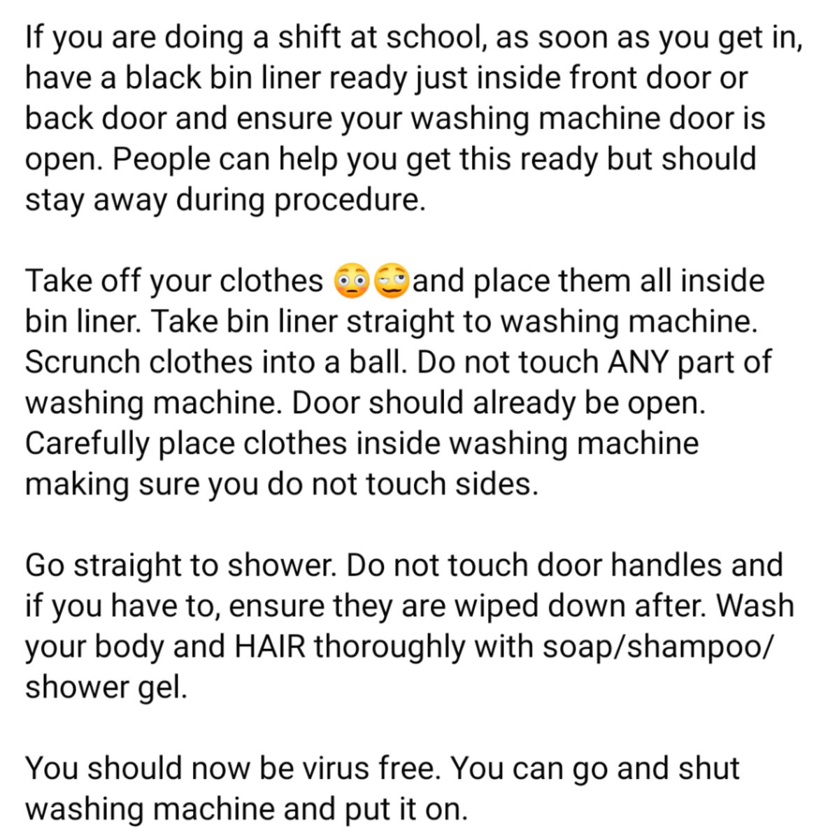 Aldousmarx's tweet image. 😲Teacher Strips in Hallway!😲

Saw this on Facetube last night and did it when I got home this afternoon. 
I felt better doing it, I know it&apos;s given my family piece of mind and it&apos;s also given me an excuse to strip in the hallway 😉
#RoutinesMatter
#COVIDー19