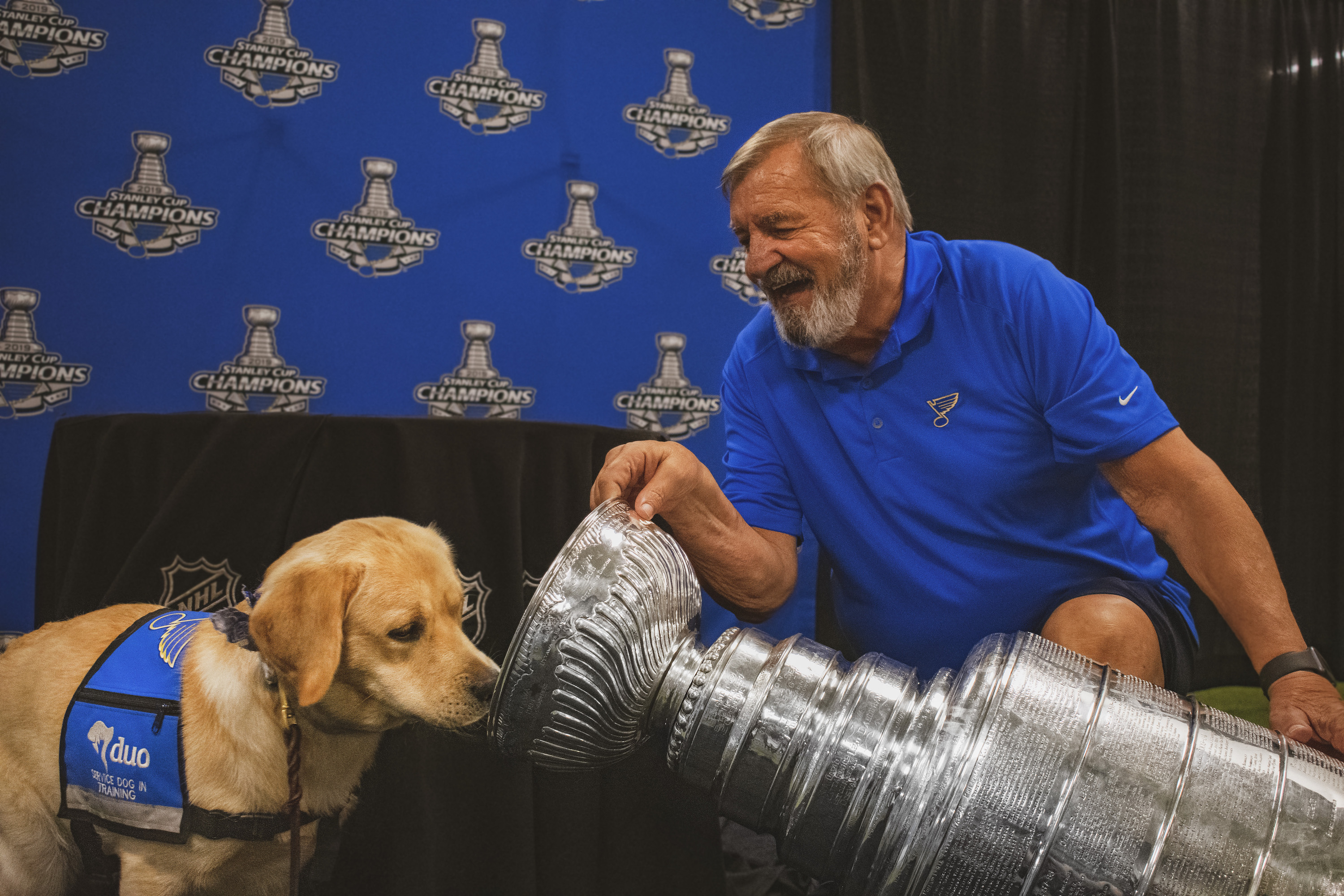 St. Louis Blues' dog, Barclay, should have his name on Stanley Cup