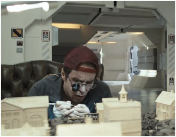 AirTheFilm's tweet photo. A SciFi Guide to Surviving #SelfIsolating & #SocialDistancing during #Covid19 Number 2: Get yourself started on a long-term hobby or craft project as seen in #Moon (2009) by @manmademoon #SamRockwell Stay tuned this week for daily editions #SciFi #Scifisolating #scifisolation https://t.co/GX0Rr33rO8