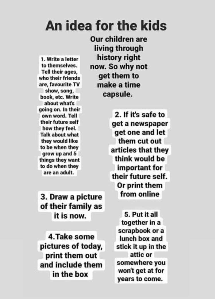 Some fantastic ideas keep appearing online. This one sounds like great fun to do.