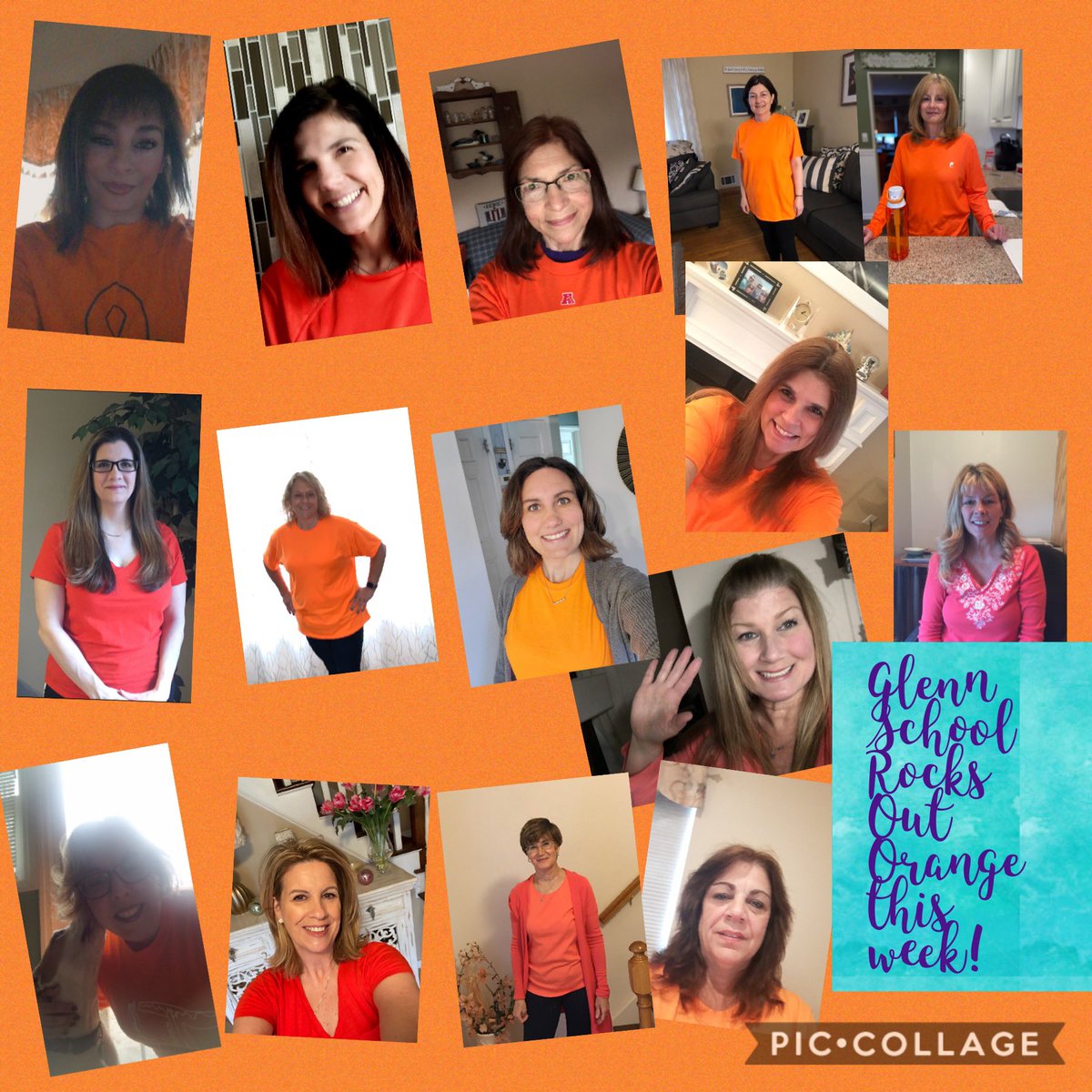 shawerata's tweet photo. Glenn School starting our rainbow theme with orange. Paras working apart but working together ❤️ #obsup #Obpsproud https://t.co/d32zSLLeOp
