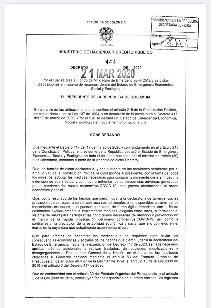 Tercer_Canal's tweet image. Alcaldes del país denuncian que mediante el decreto 444 de 2020 el gobierno nacional pretende destinar los recursos de los entes territoriales a resolver la liquidez de los bancos y empresas. Exigen al presidente @IvanDuque asegurar recursos para la salud pública en las regiones.