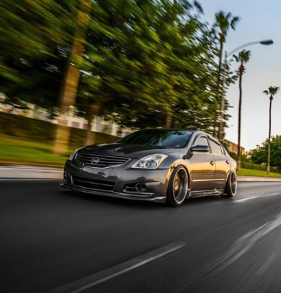 The Nissan Altima always takes the morning commute head-on.