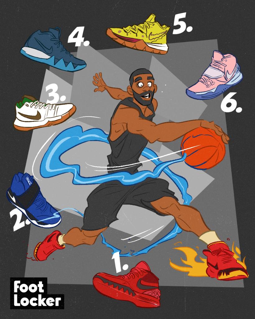 Happy Birthday to Kyrie Irving!  What\s your favorite Kyrie sneaker? 
