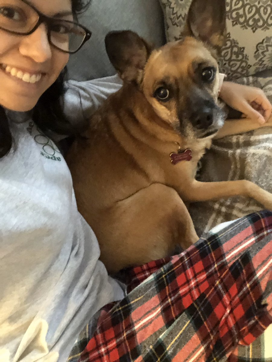 Pajama Day with my coworker, Lucy! #quaranteacherspiritweek <a href="/apexescougars/">Apex Elementary</a>