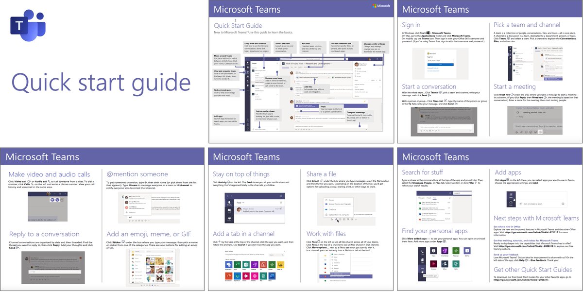 Matt Wade On Twitter If You Re New To Microsoftteams Check Out This Quick Start Guide For Some Inspiration Training And Best Practices You Can Download The Pdf From My Article On Remote Working matt wade on twitter if you re new to