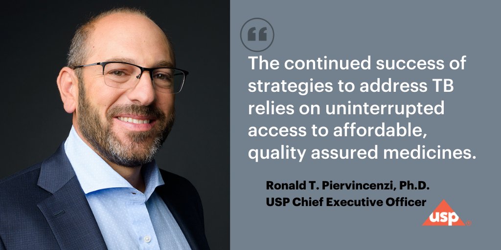 USPharmacopeia's tweet photo. .@RonPiervincenzi "USP is proud to work with @StopTB &amp; @USAID_GH to help manufacturers produce quality-assured medicines to treat TB and MDR-TB, which has helped to ensure access of these critical medicines in many low- and middle-income countries." @Devex #DevexNewsmaker #EndTB https://t.co/sROhbjmOD7