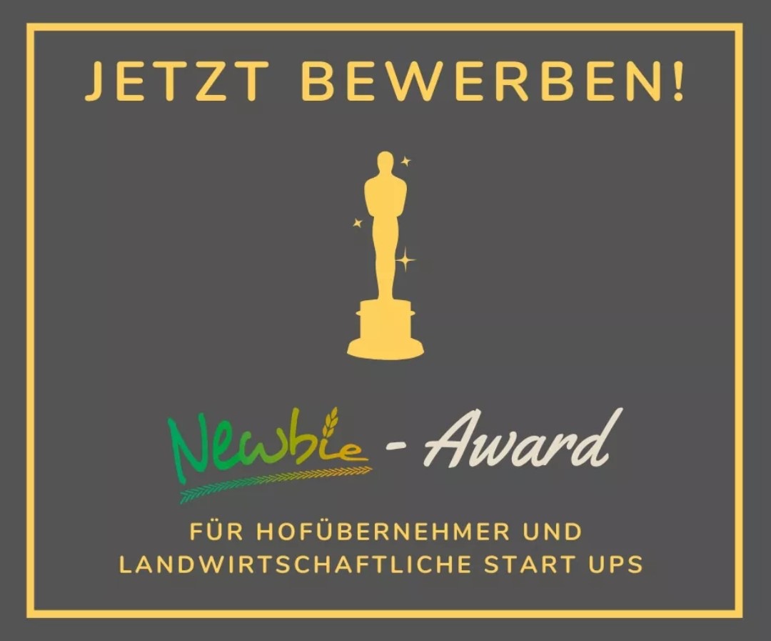 #Exciting: The winners of the German #Newbie-Award will be selected at our next steering group meeting in April - online of course - #stayathome. They will be awarded in cooperation with our media partner @f3Magazin. We keep u posted! <a href="/BDLandjugend/">BDL - Bund der Deutschen Landjugend</a> <a href="/junglandwirte/">ProjektJunglandwirte</a> <a href="/TessaAvermaete/">Tessa Avermaete</a>