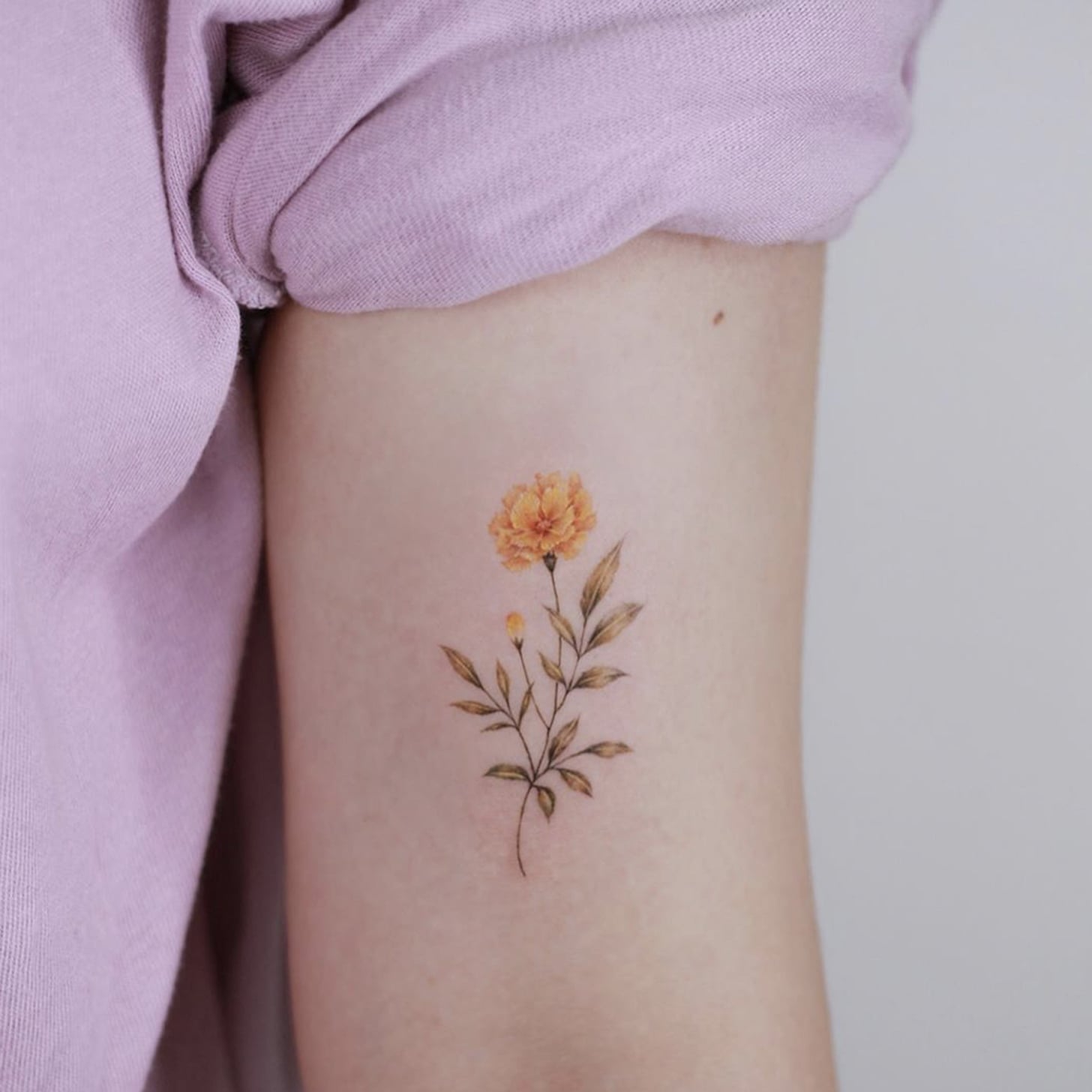 Dark elegant winter botanical flower tattoos on Craiyon