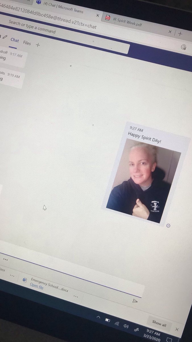 Ironia Spirit Week has started!!!! Sharing our spirit on TEAMS. Let’s see your Ironia Spirit Gear! <a href="/PrincipalKrich/">David Kricheff</a> <a href="/trathjen/">TR Rathjen</a> <a href="/Ironia_Elem/">IroniaElemSchool</a> <a href="/RandolphSchools/">Randolph Schools</a>