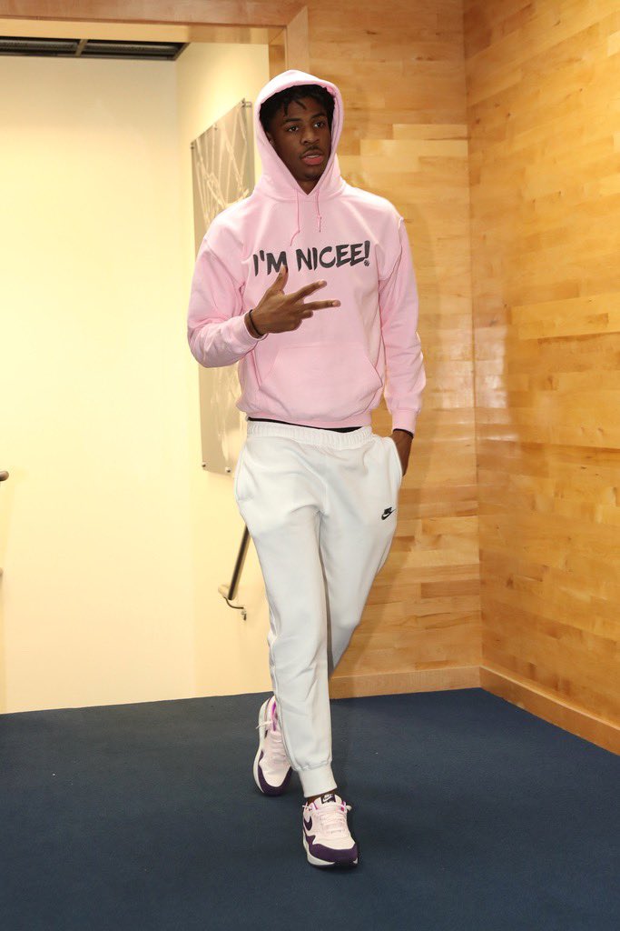 Ja Morant with the cozy Dior drip💧 #TunnelKicks