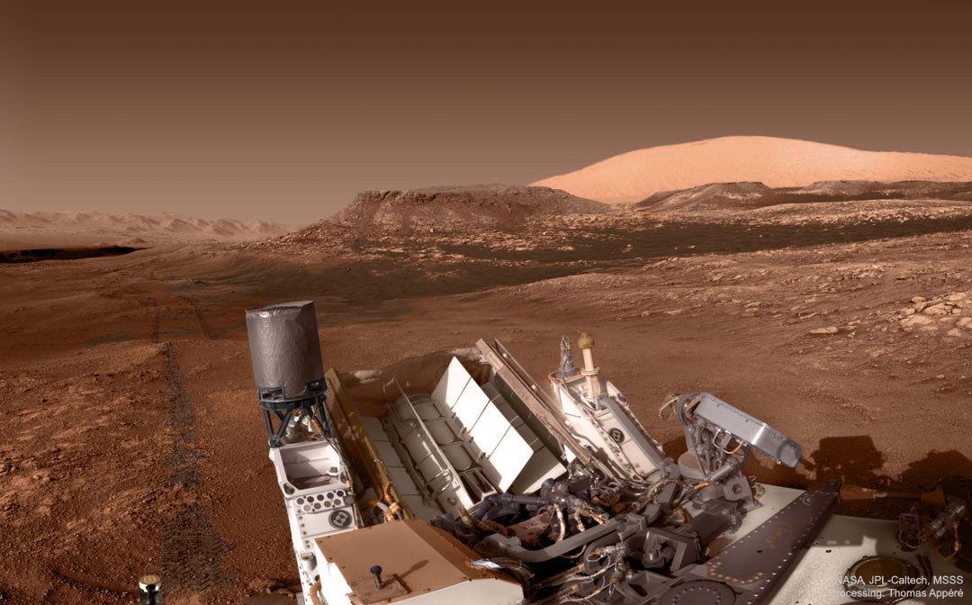Space photo moment - Hills, Ridges, and Tracks on Mars by NASA, JPL-Caltech, MSSS; Thomas Appere ( https://apod.nasa.gov/apod/ap200126.html)