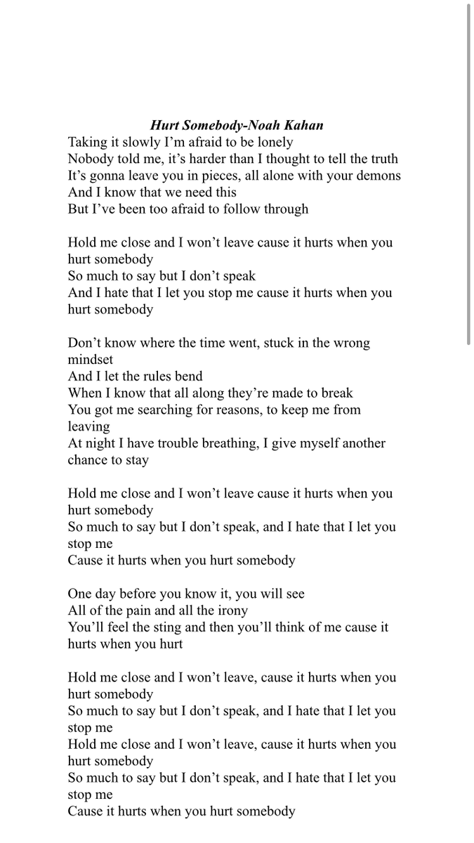 IdooaeDIV6O19fp's tweet photo. Hurt Somebody-Noah Kahan
#NoahKahan
#HurtSomebody
#Translation
#translator
#foreignmusic https://t.co/JiZ0AQln7d