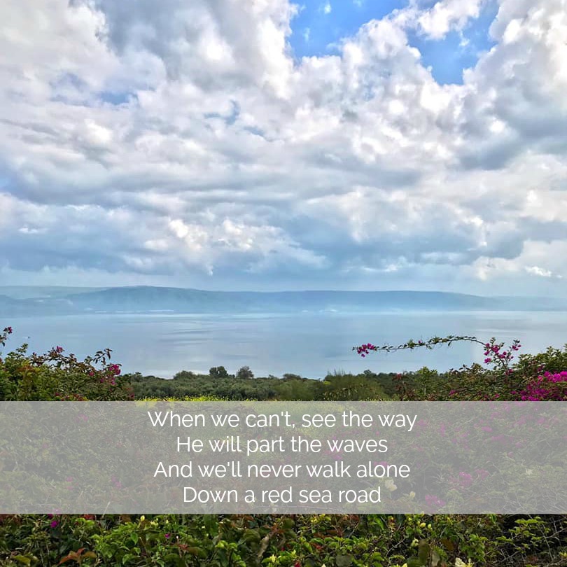 How, can we trust
When You say You will deliver us from
All, of this pain, that threatens to take over us
Well, this desert's dry
But the ocean may consume
And we're scared, to follow You