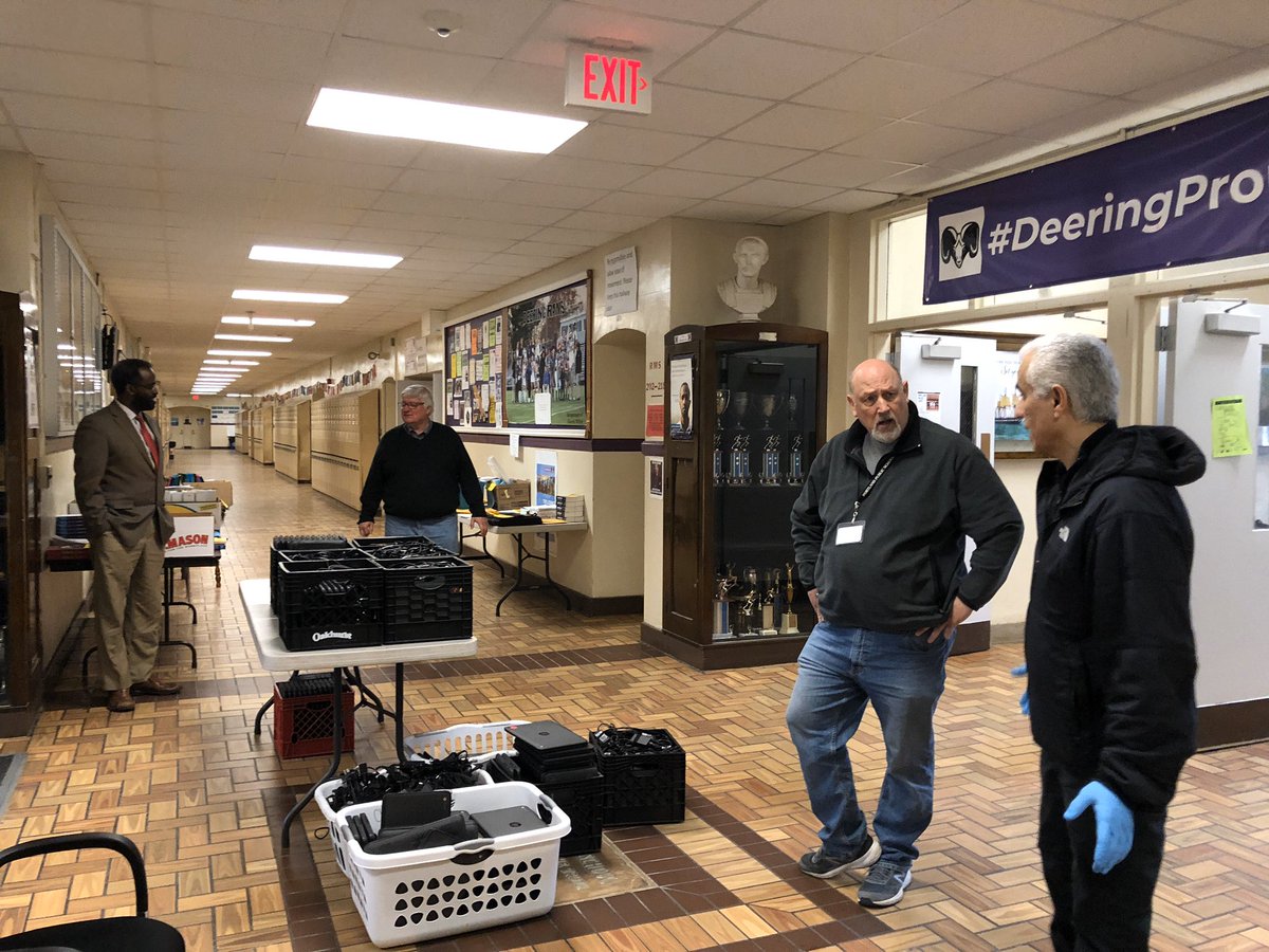 Gearing up for elementary device distribution. <a href="/PORTLANDPUBLIC/">Portland Schools</a>