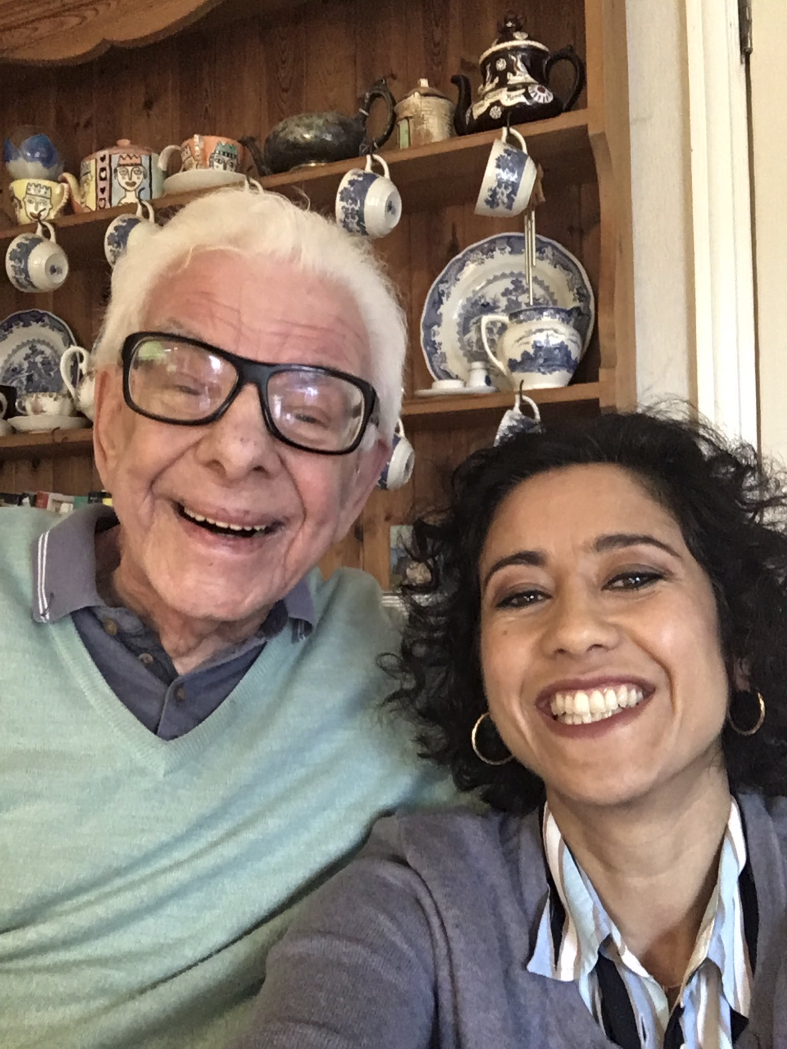 Happy birthday Barry Cryer!! (Taken almost exactly a year ago when I went round to talk about Kenny Everett) 