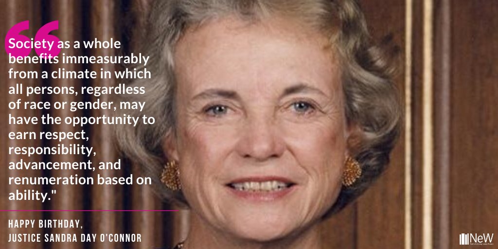 Happy Birthday to Supreme Court Justice Sandra Day O Connor. 