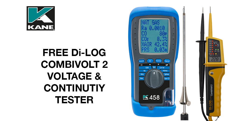 Purchase any KANE458 kit and receive a free Di-LOG Combivolt2 Digital Voltage tester worth £82.99.

Message us to take advantage of this fantastic offer.

Offer also valid in conjunction with our Trade-Up Offer.

kane.co.uk/bigdeal