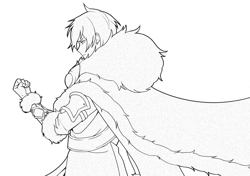 Rウァプラ下書き+線画 