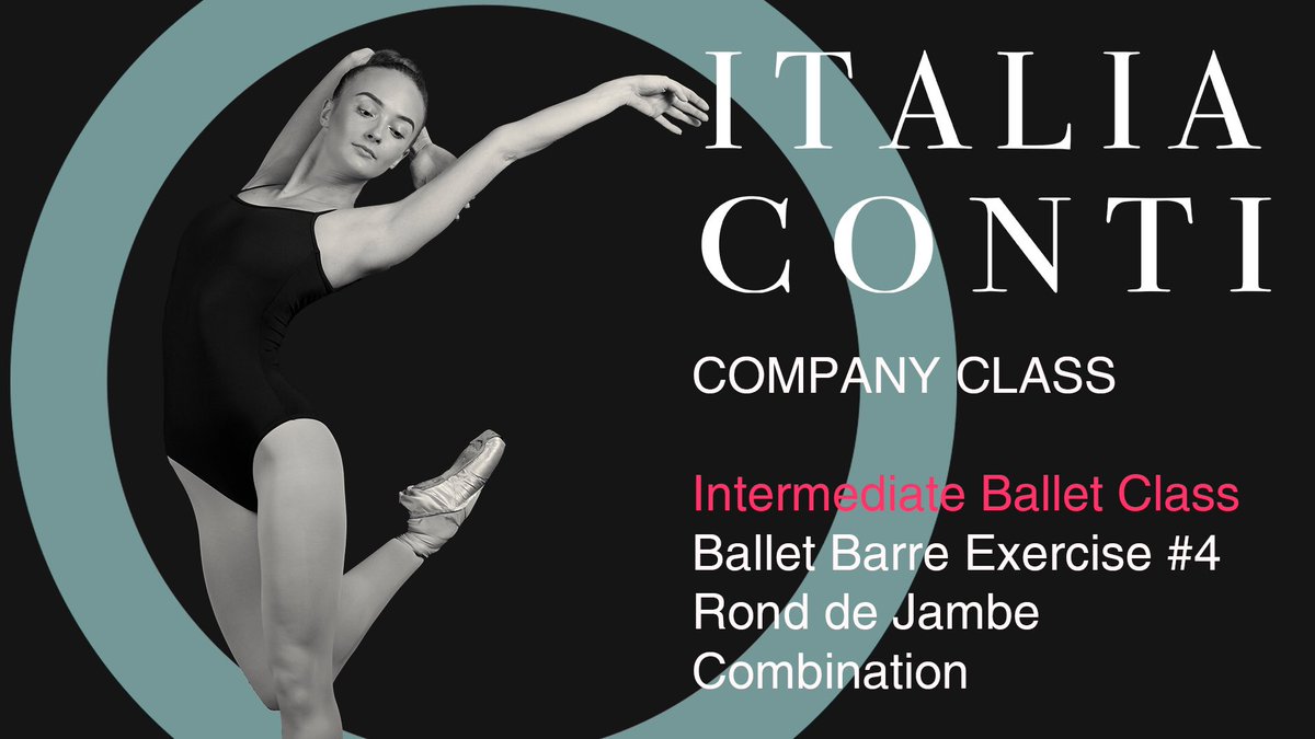 New Intermediate Ballet Class Rond de Jambe Combination youtu.be/QrfPqy7ttaQ