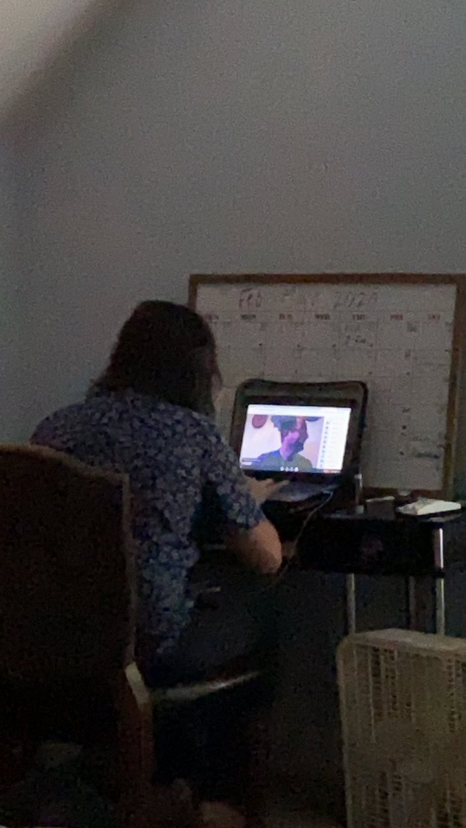 RondaPhillips's tweet image. I love hearing Brodey on Mr Miles Google Meet this morning ! Lots of discussion and laughter #CCSAtHomeLearning