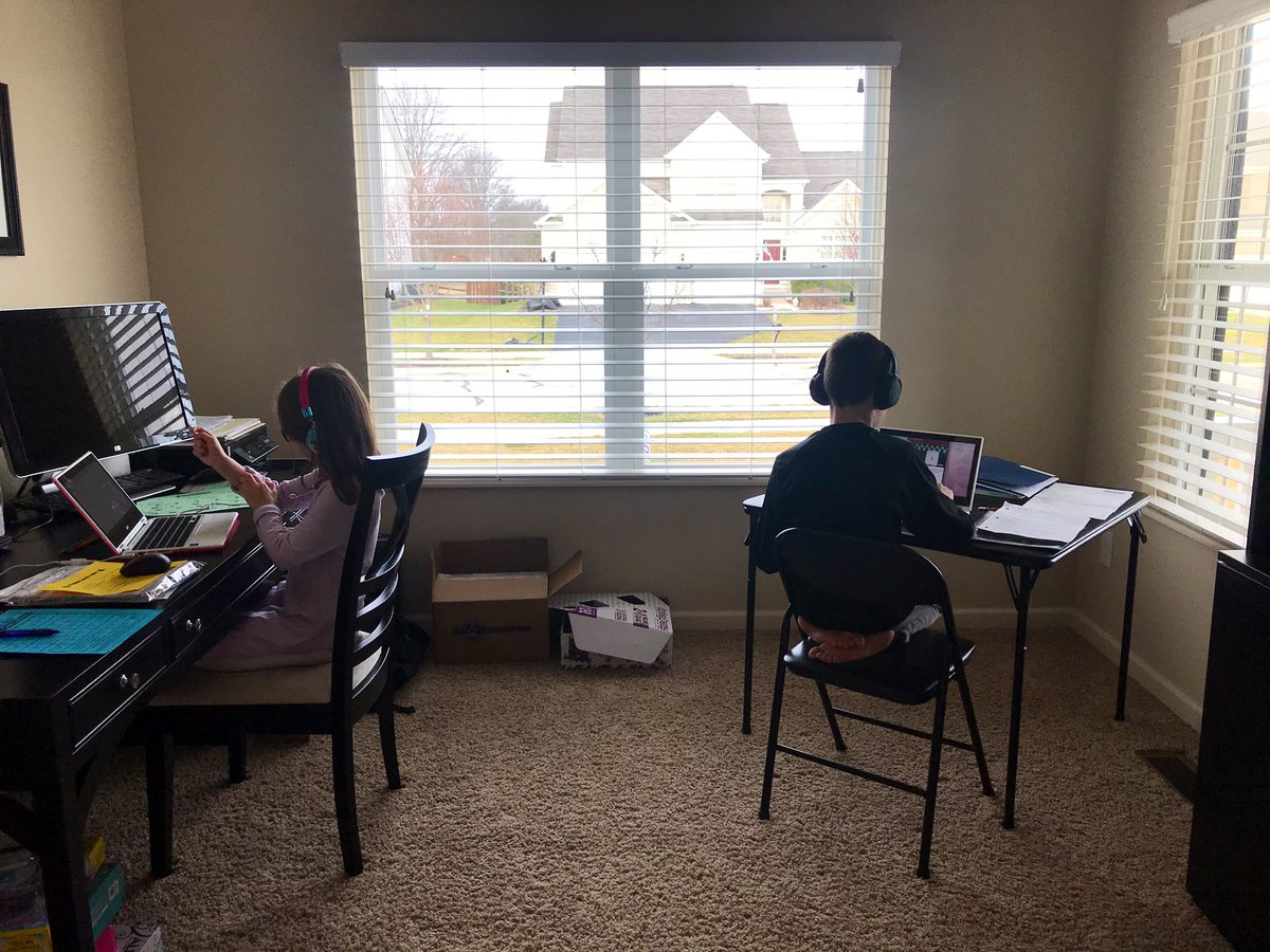 StacyLencz's tweet photo. Fellow educators: please remember to go easy on the amount of work we are giving our students. Our household consists of two teachers, a 1st grader and a 4th grader. This. Is. Hard. The last thing we should be doing is causing more stress at home.
#bekindtokids https://t.co/fBVA0xrb4G