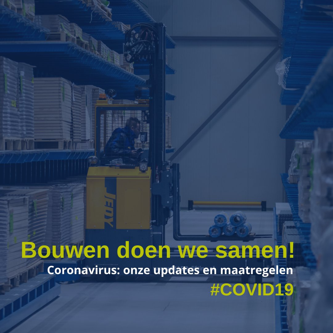 🚧Bouwen doen we samen... 

We schudden even geen handen en proberen het bezoek te beperken. Samen staan we voor de uitdaging. De verspreiding van #COVID19 verminderen.

Ondanks alle maatregelen zijn wij ‘gewoon' bereikbaar! 
📞 0182 597 300
💻 verdouw.nu/corona