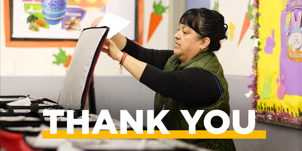 Let's celebrate the incredible teachers, nutrition directors, principals, cafeteria staff & volunteers working tirelessly to make sure their students are getting the meals they need despite #COVID19 school closures. Tag a #HungerFighter in your life to say thanks!