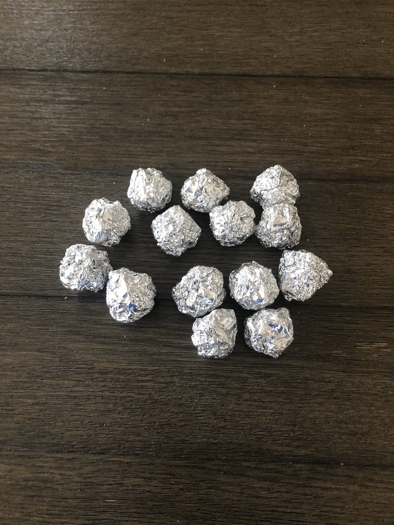 When it’s Harry Potter day in your house and your wife asks you to make a bunch of Golden Snitches for the kids to find in a scavenger hunt. Are they golden: nope. Are they round: kinda. Do they have wings like a snitch: didn’t even attempt. #dadcrafts