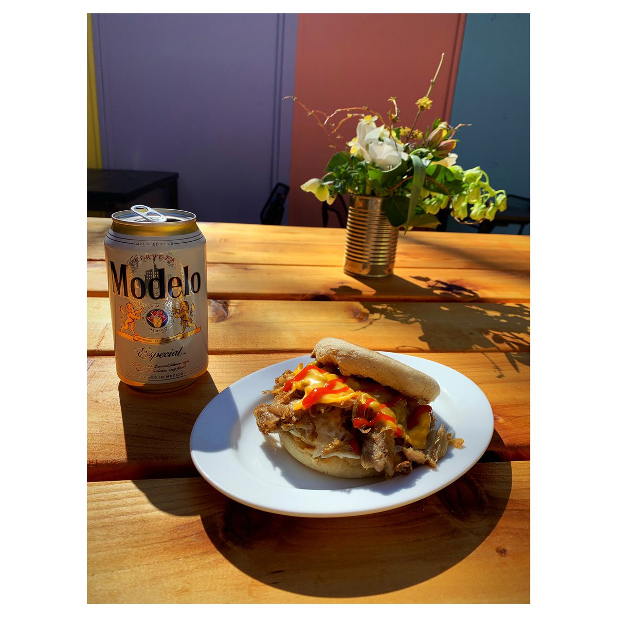 For us, WFH = walk from home to our takeout window for a pernil, egg + cheese... serving Gowanus + Park slope till 8p 🤤