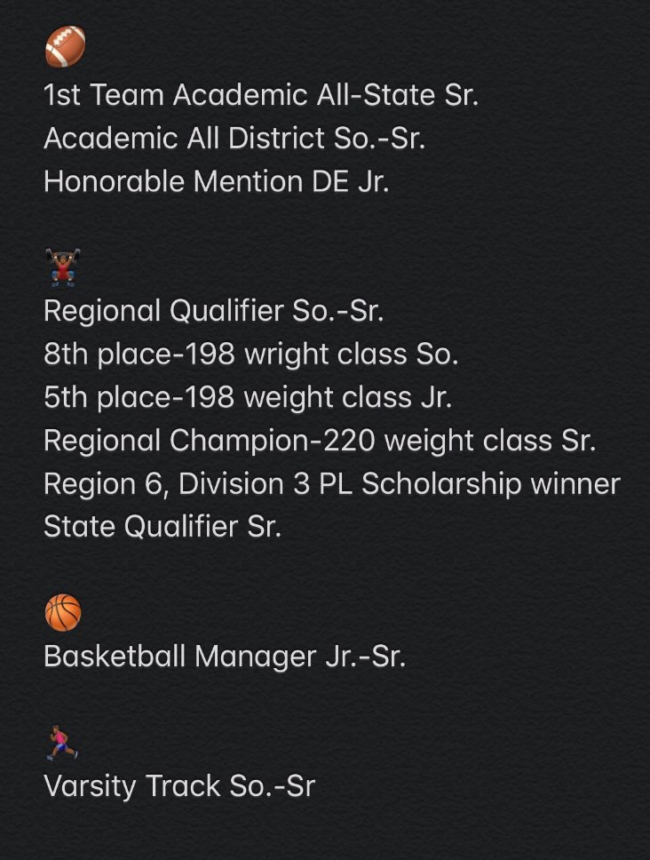 Day 4 of <a href="/WISDBearcats/">Whitesboro Bearcat Athletics</a> honoring our Seniors, Markos Morales has been a great 4 sport guy 🏈🏀🏋🏽‍♂️🥏while still making time to win in the classroom at <a href="/WhitesboroHS/">Whitesboro High</a>. Proud of this guy for working hard daily and hoping to see him out at a track meet and state Powerlifting meet ASAP!