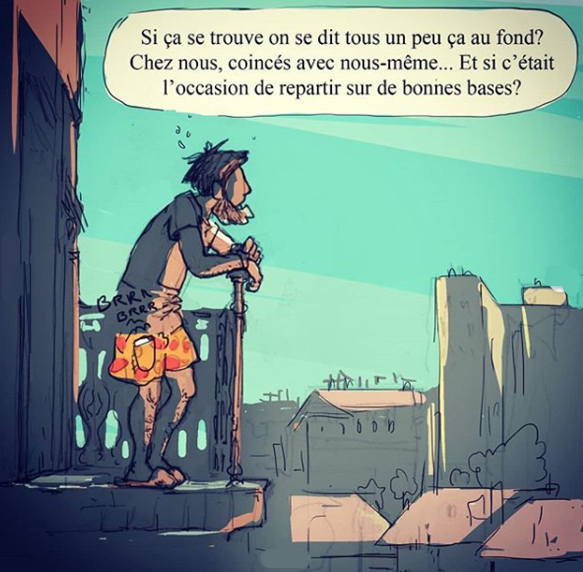 MikeDamnit's tweet photo. La sagesse, c'est l'art de bien glander.
#coronavirus #confinement #CONFINEMENTJOUR7 #BD https://t.co/dLXAhf0NQI