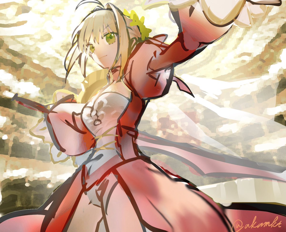 色ラフ 名無しのごんべのイラスト