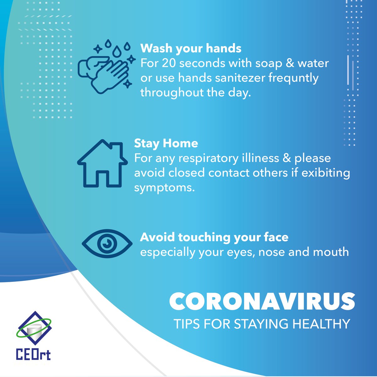The #COVID19 #Coronavirus continues to evolve, and taking precautions can certainly help to #flattenthecurve across the globe. Let’s stay informed and ready to fight the spread of this virus.