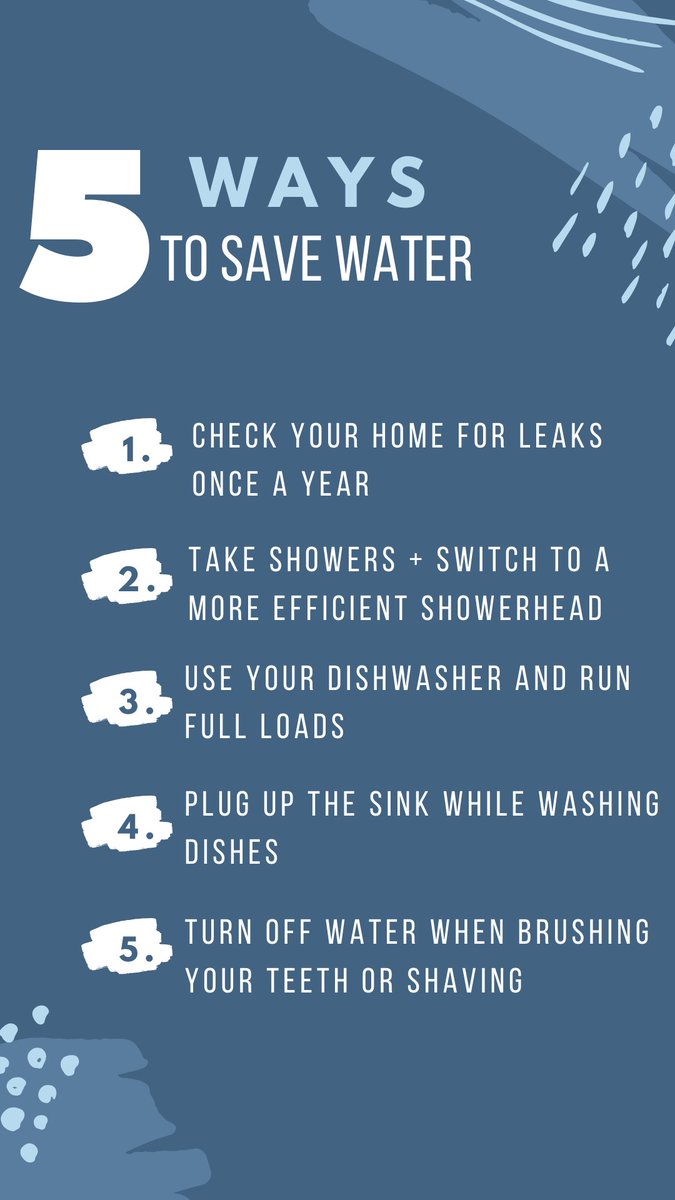 Did you know yesterday was #worldwaterday? Every year, around 1 trillion gallons of water are wasted in the U.S. due to household leaks. Here are five ways to help #savewater in 2020! 

Read more: bit.ly/2Uba1O4