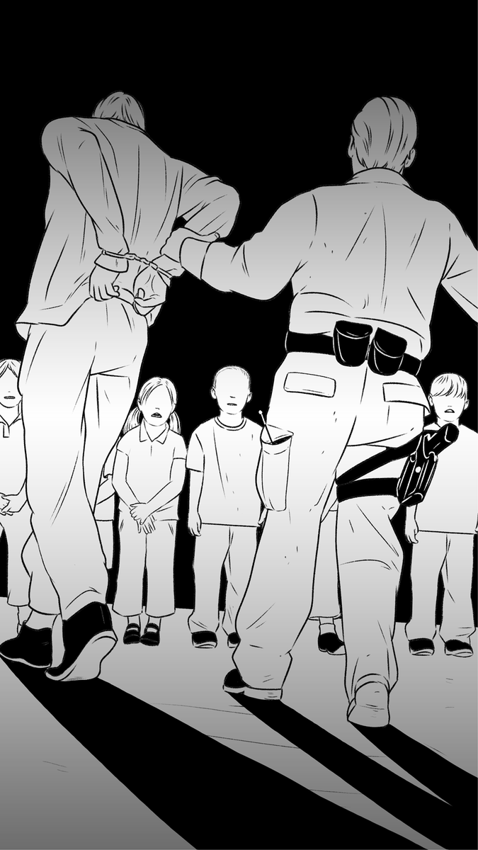 7 illustrations for @cbcpodcasts @uncovercbc's snapchat - for their newest series: Satanic Panic 