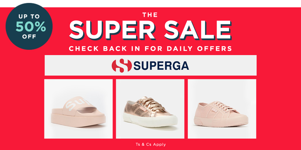 Zando X પર: "Super Sale on Superga 👟 That's right, your favourite Italian  sneaker brand is up to 60% off on The Super Sale. What are you waiting for?  They're selling quickly.