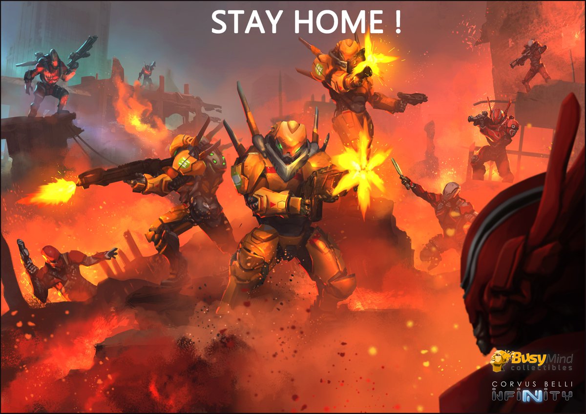 Stay home! Be safe!.
Kickstarter April 14th.
<a href="/InfinityTheGame/">Infinity universe</a> @infinityTG_ES <a href="/ORAcritika/">ORA Critika</a> #infinitythegame #corvusbelli