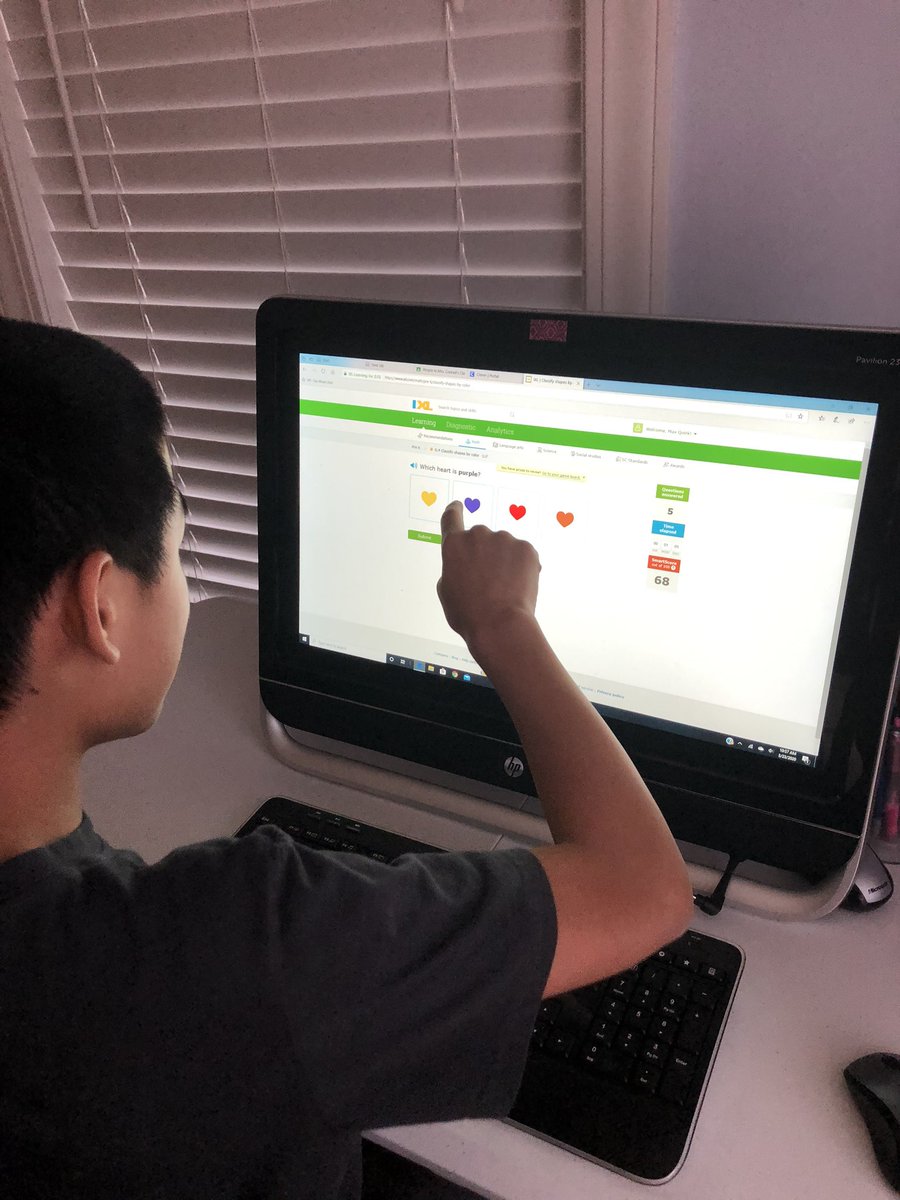 k9kayaks's tweet photo. #HomeSchool session this morning with #IXL program from @amyw2011 class @1Warrior_WOMS #WOMS #MaxSmiles #GoWarriors #AutismDad 💙🧩 #conradscrew @OconeeSC_school @Shanvey7 @Brian30baam https://t.co/TIZFILPKf5