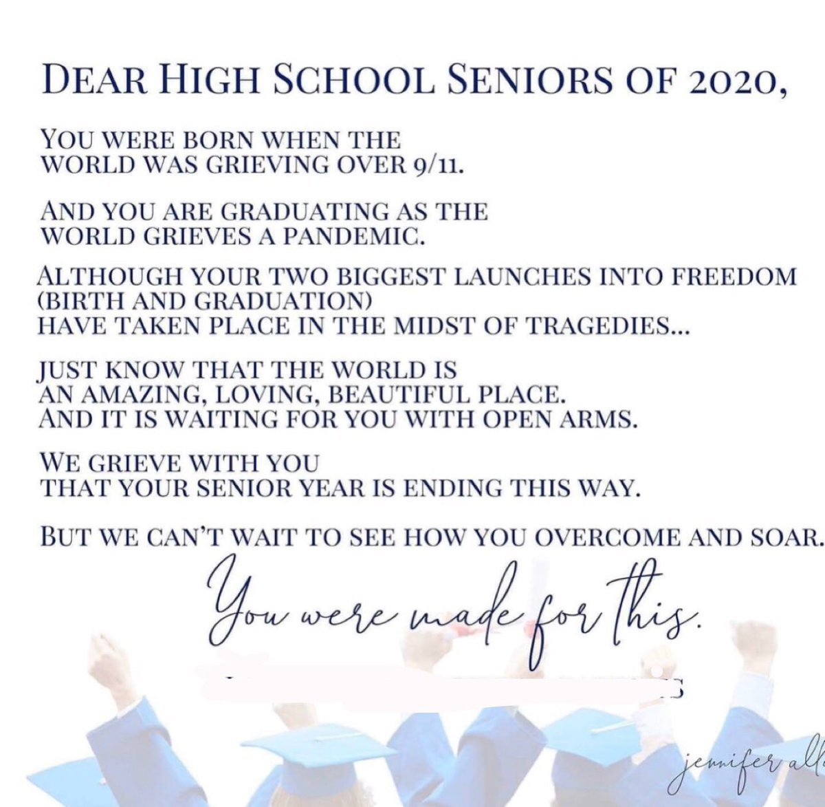 Knoch2019's tweet photo. To my classmates that have made my high school experience everything I could ask for. 
Thank you Knoch High❤️ https://t.co/8ekA6gyedN