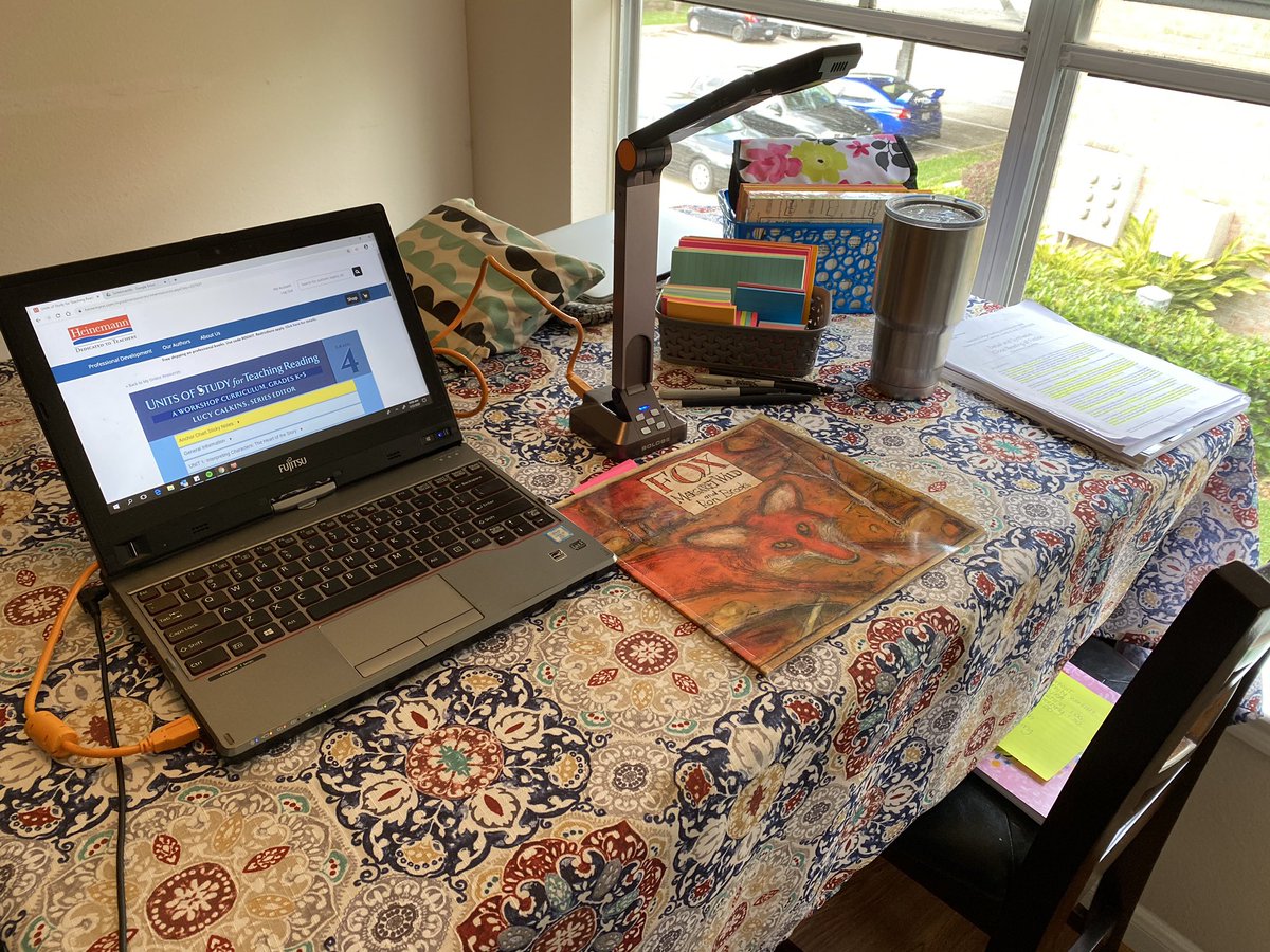 Ms_KMMorris's tweet photo. Here’s my workspace set up and ready to go! I even had to purchase a new cabinet from IKEA to store everything! @TCRWP @KISD_Literacy #shareyournewclassroom #bettertogether https://t.co/w0WkXVPdfn