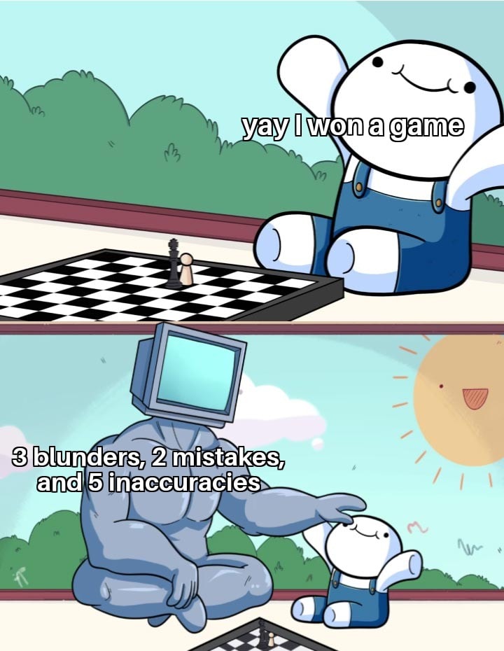 ModernPhilidor's tweet image. A friend made this one, I thought this was quite funny.

Credit: Andy Grube