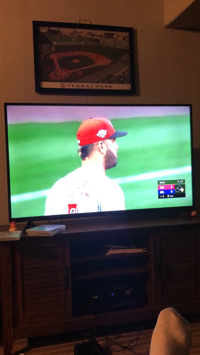 Redleg_Nation's tweet photo. Just watching a random game from last season to pass the time! FYI reds up 3 after one. https://t.co/L3f4sDe21q
