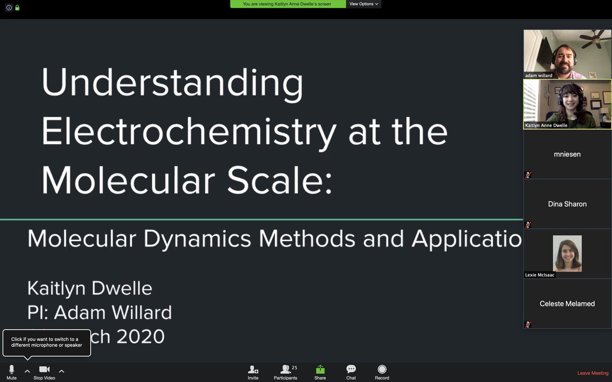 Congratulations Dr. Kaitlyn Dwelle! A wonderful job in defending your thesis remotely.